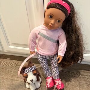 Our generation - Natalia & Nillie 18-inch Doll & Pet